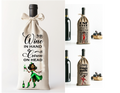Diva Wine Bottle Bags 3 Bags